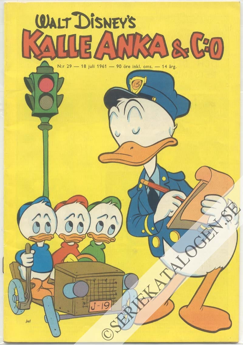 Framsida på Kalle Anka & C:o #29 (1961)