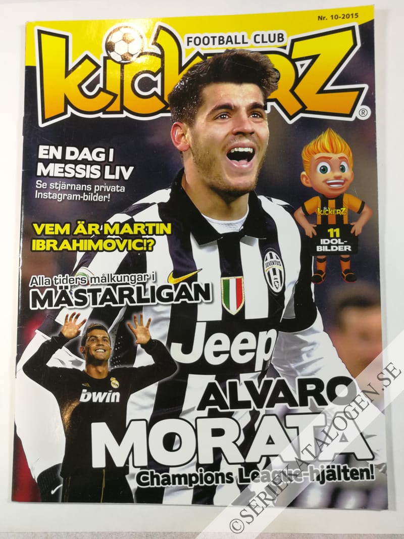Framsida på Kickerz Football Club #10 (2015)