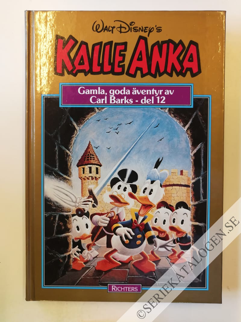 Framsida på Kalle Anka - gamla, goda äventyr av Carl Barks #12 (1995)