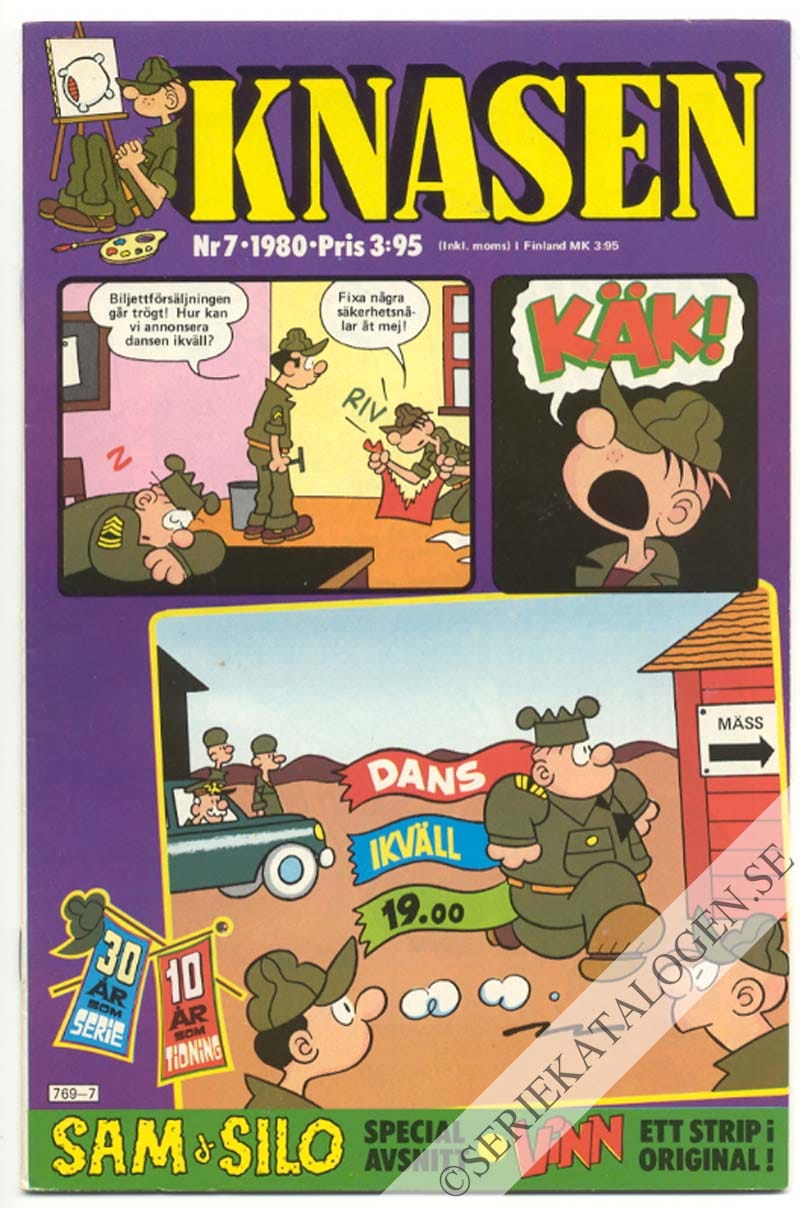 Framsida på Knasen #7 (1980)
