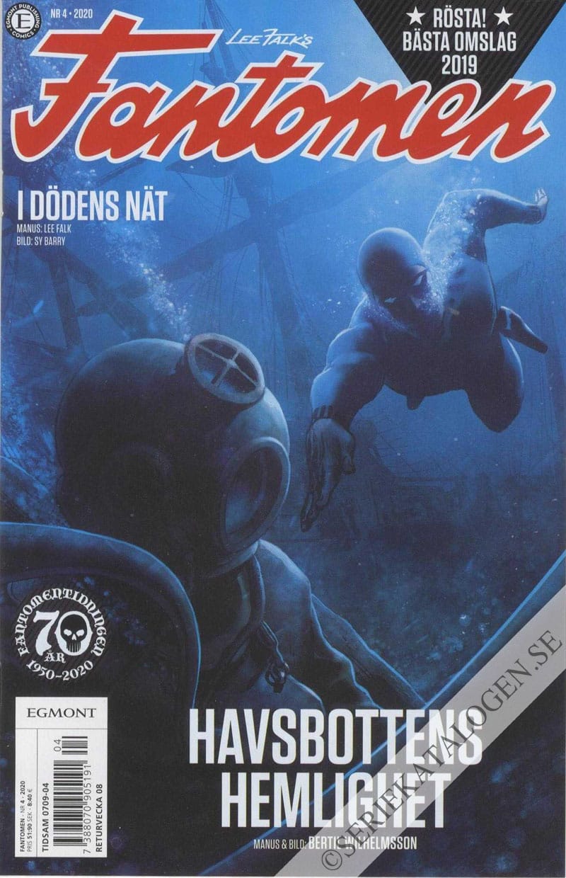 Framsida på Fantomen #4 (2020)