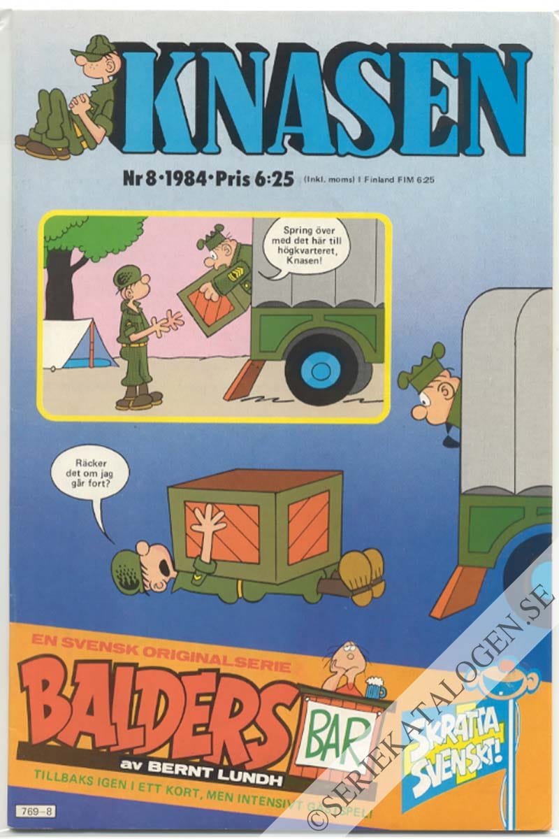 Framsida på Knasen #8 (1984)