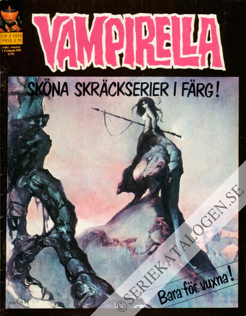 Framsida på Vampirella #2 (1975)