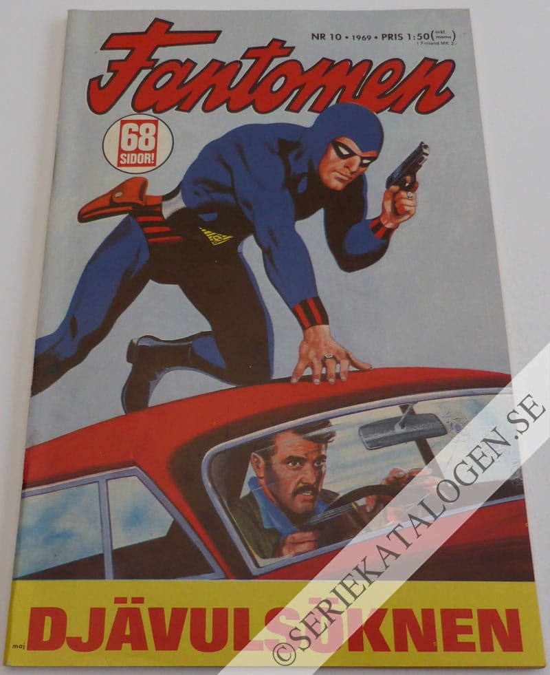 Framsida på Fantomen #10 (1969)