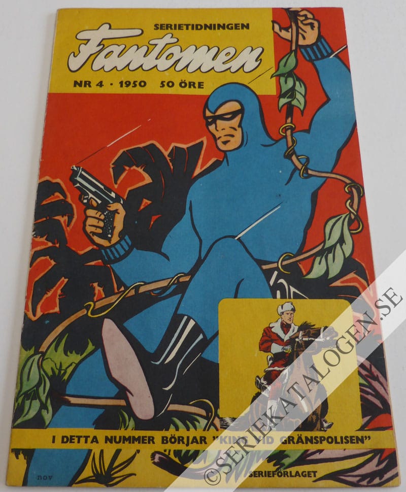 Framsida på Fantomen #4 (1950)