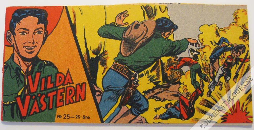 Framsida på Vilda Västern #25 (1957)