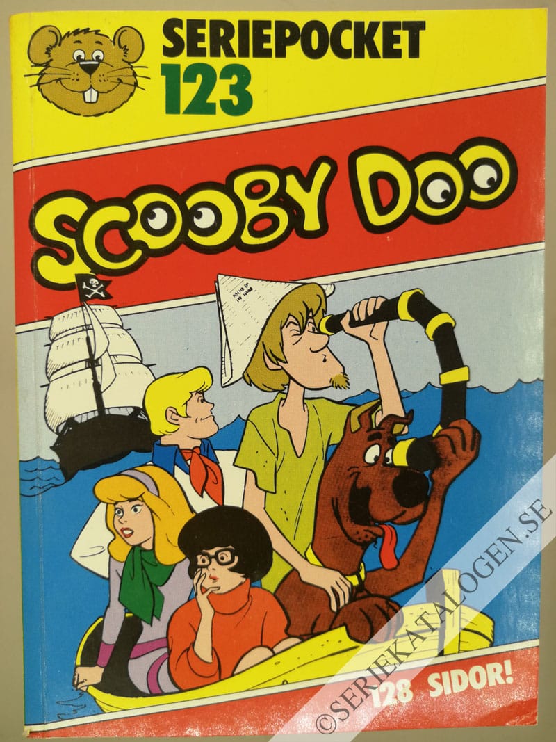 Framsida på Seriepocket #123 - Scooby Doo (1983)
