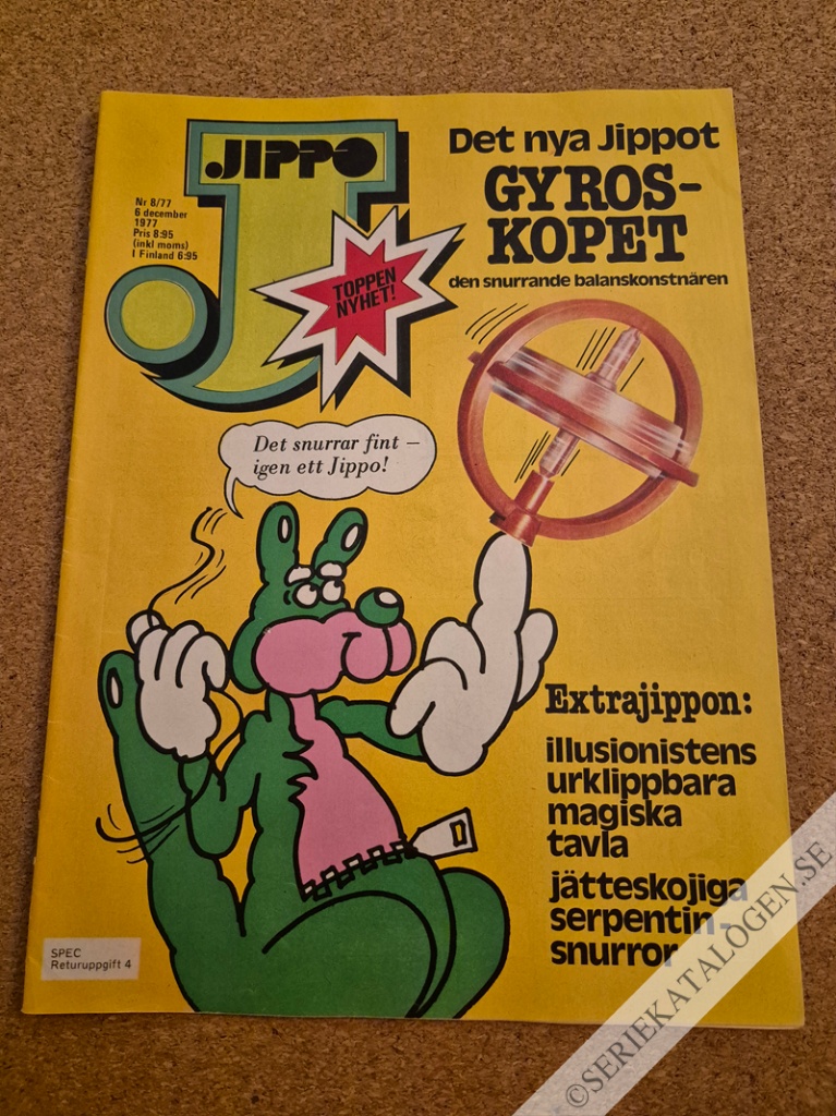 Framsida på Jippo #8 (1977)