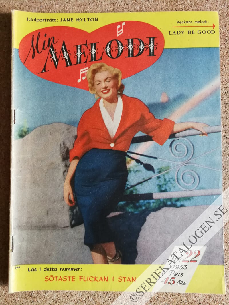 Framsida på Min melodi #22 (1953)