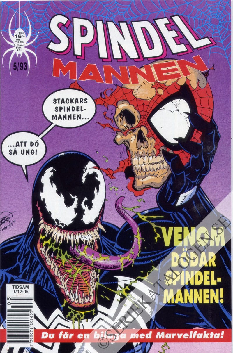 Framsida på Spindelmannen #5 (1993)