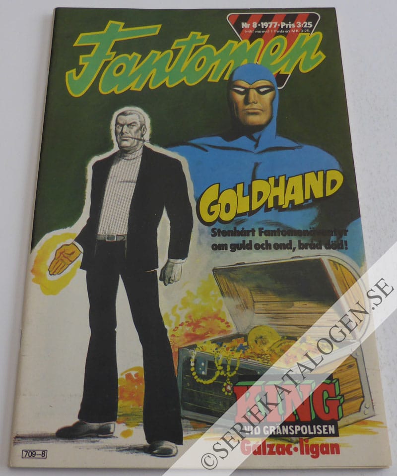 Framsida på Fantomen #8 (1977)