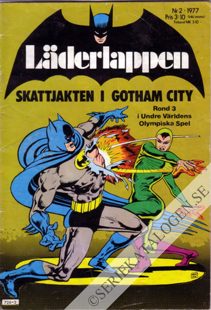 Framsida på Läderlappen och Robin #2 (1977)