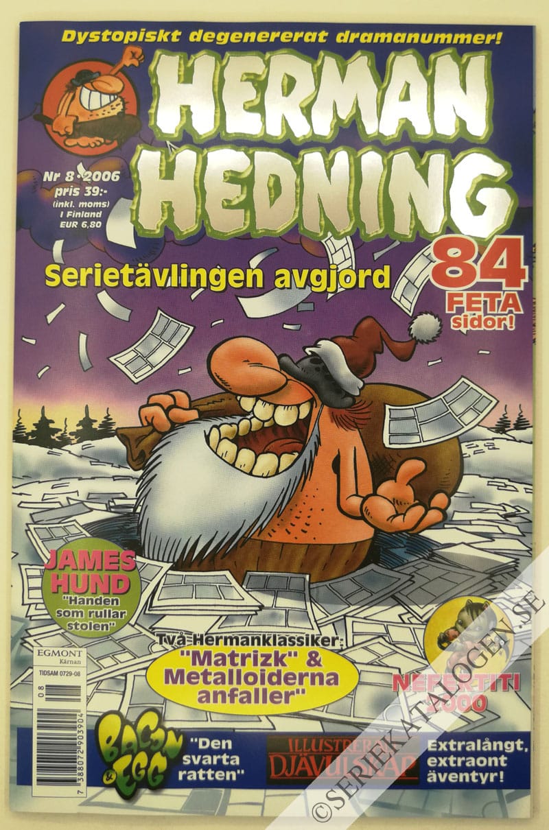 Framsida på Herman Hedning #8 (2006)
