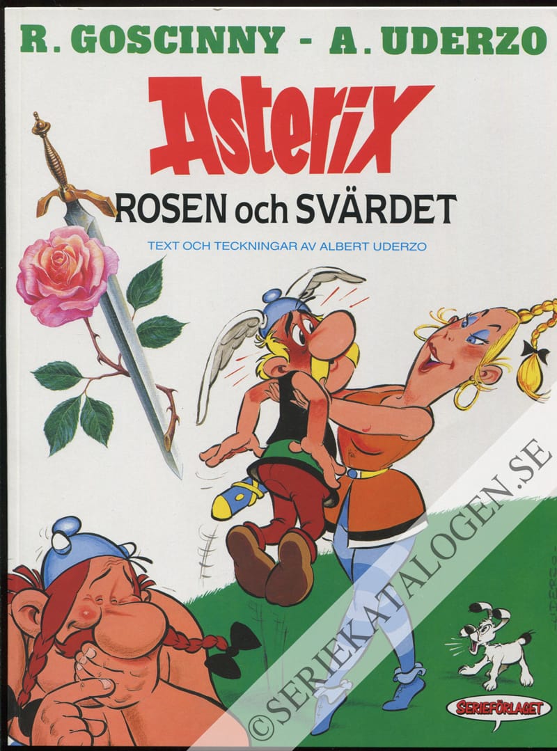 Framsida på Asterix Rosen och svärdet (1991)