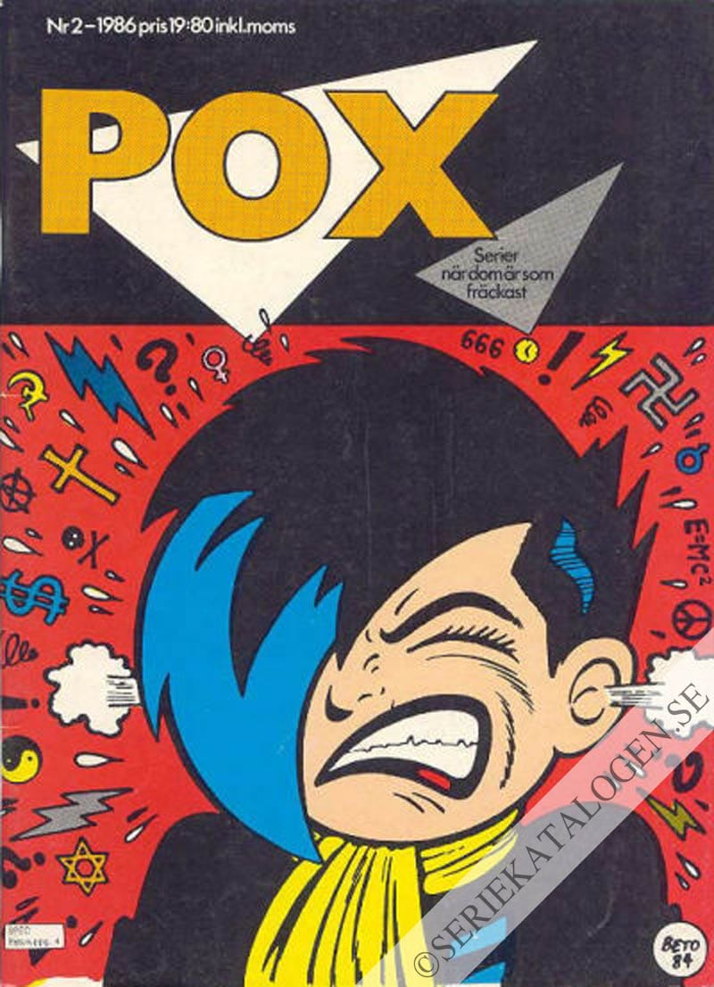 Framsida på Pox #2 (1986)
