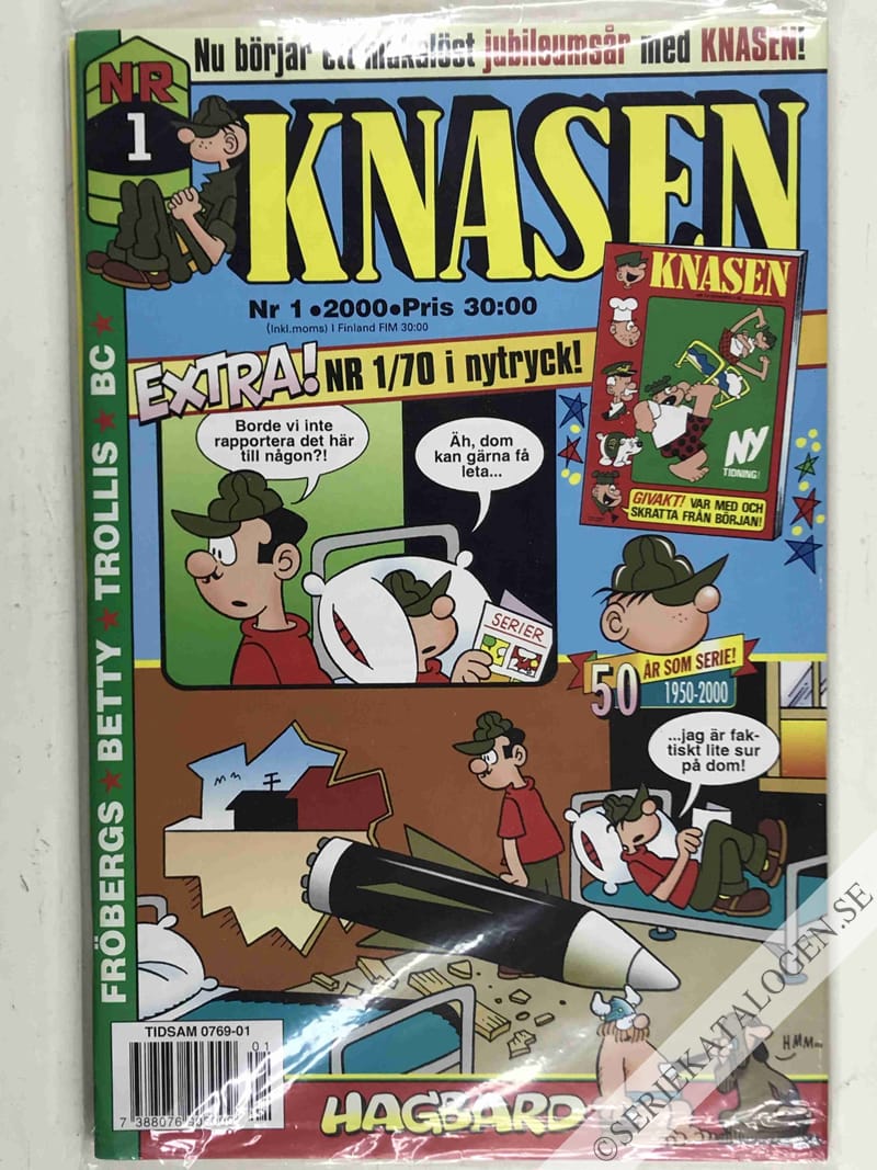 Framsida på Knasen #1 (2000)