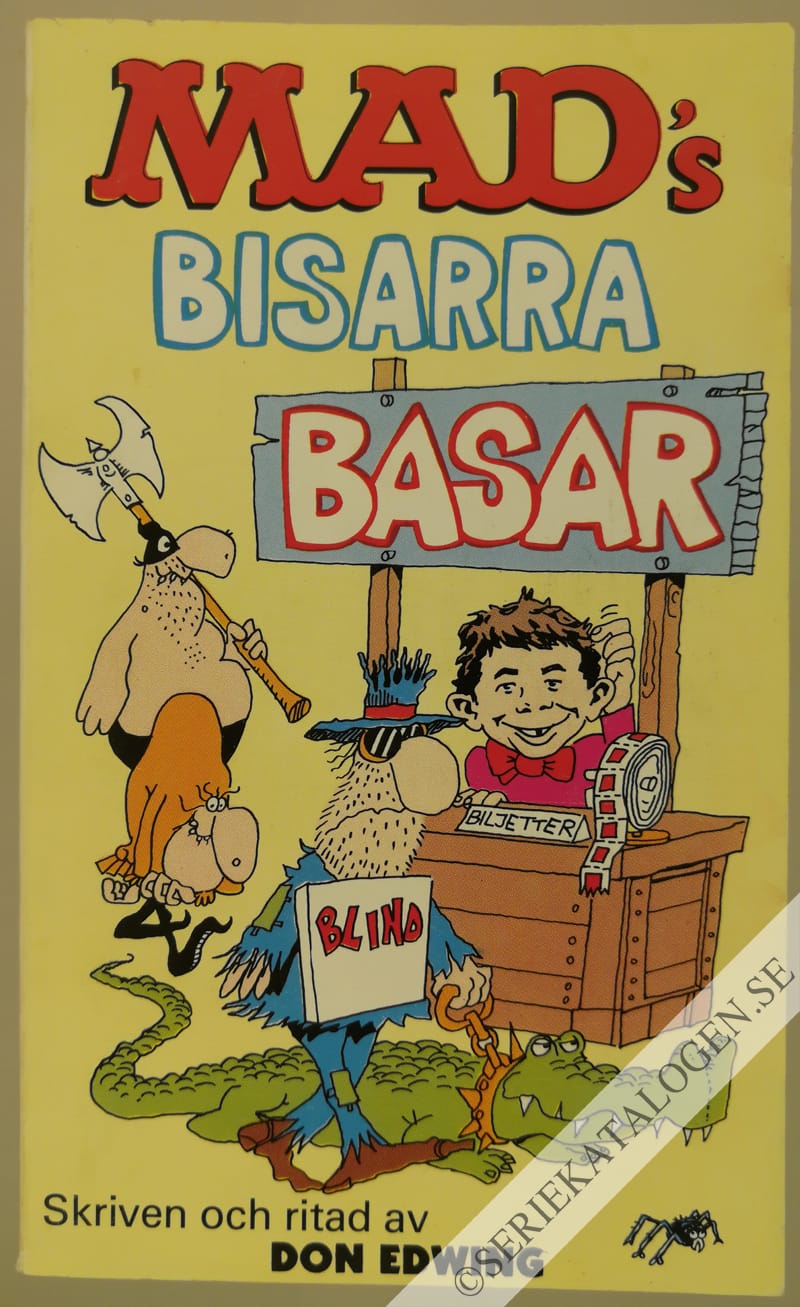 Framsida på MAD-pocket #74 - MAD's bisarra basar (1983)