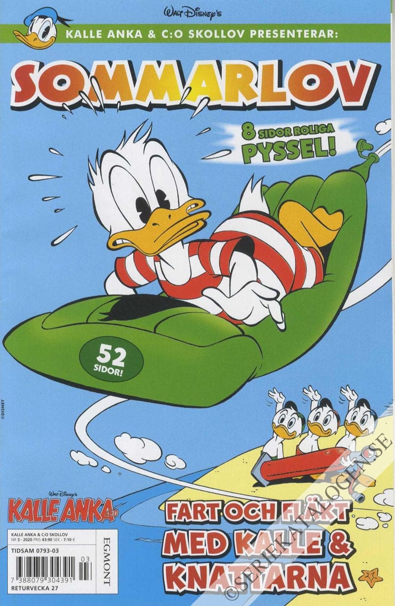 Framsida på Kalle Anka & C:o - Skollov Kalle Anka & C:o skollov presenterar: Sommarlov (2020)