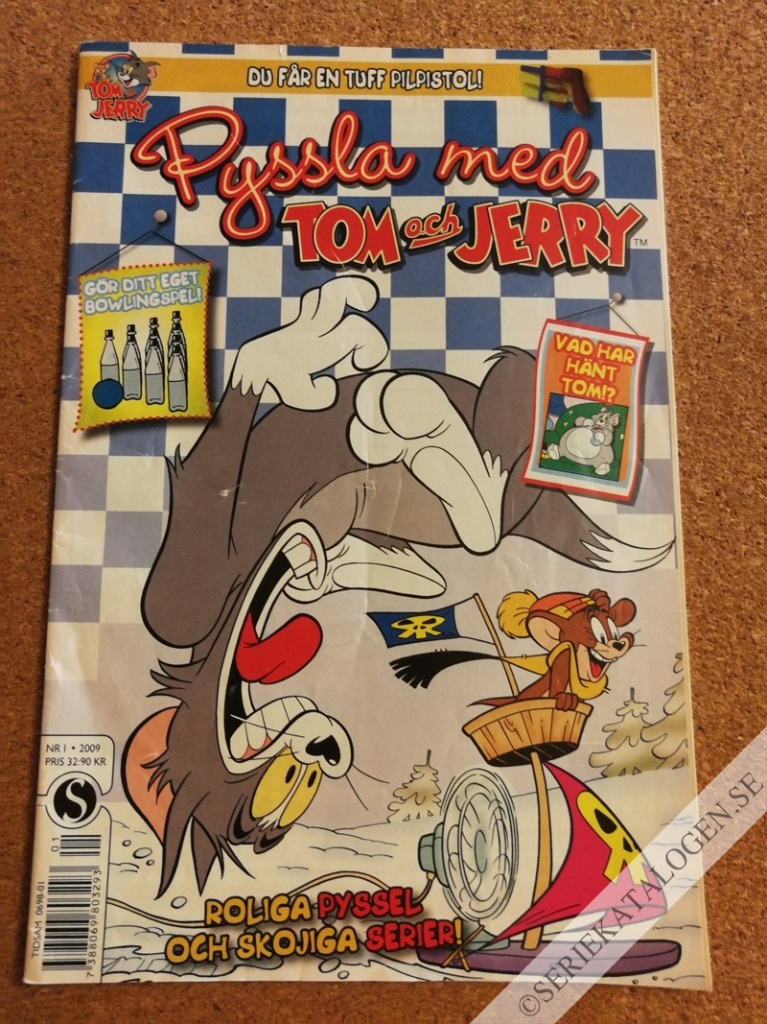 Framsida på Pyssla med Tom & Jerry #1 (2009)