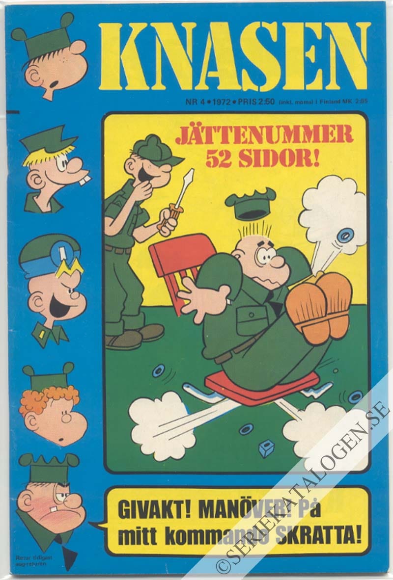 Framsida på Knasen #4 (1972)