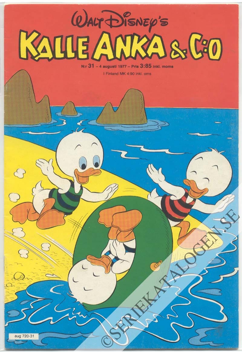 Framsida på Kalle Anka & C:o #31 (1977)