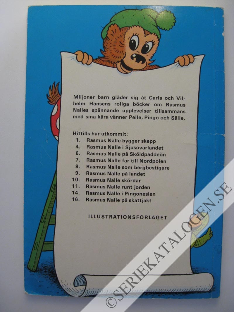 Baksida på Rasmus Nalle på landet (1968)
