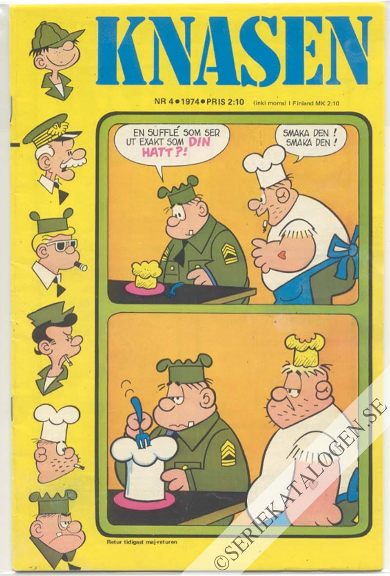 Framsida på Knasen #4 (1974)