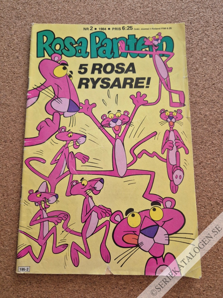 Framsida på Rosa Pantern #2 (1984)