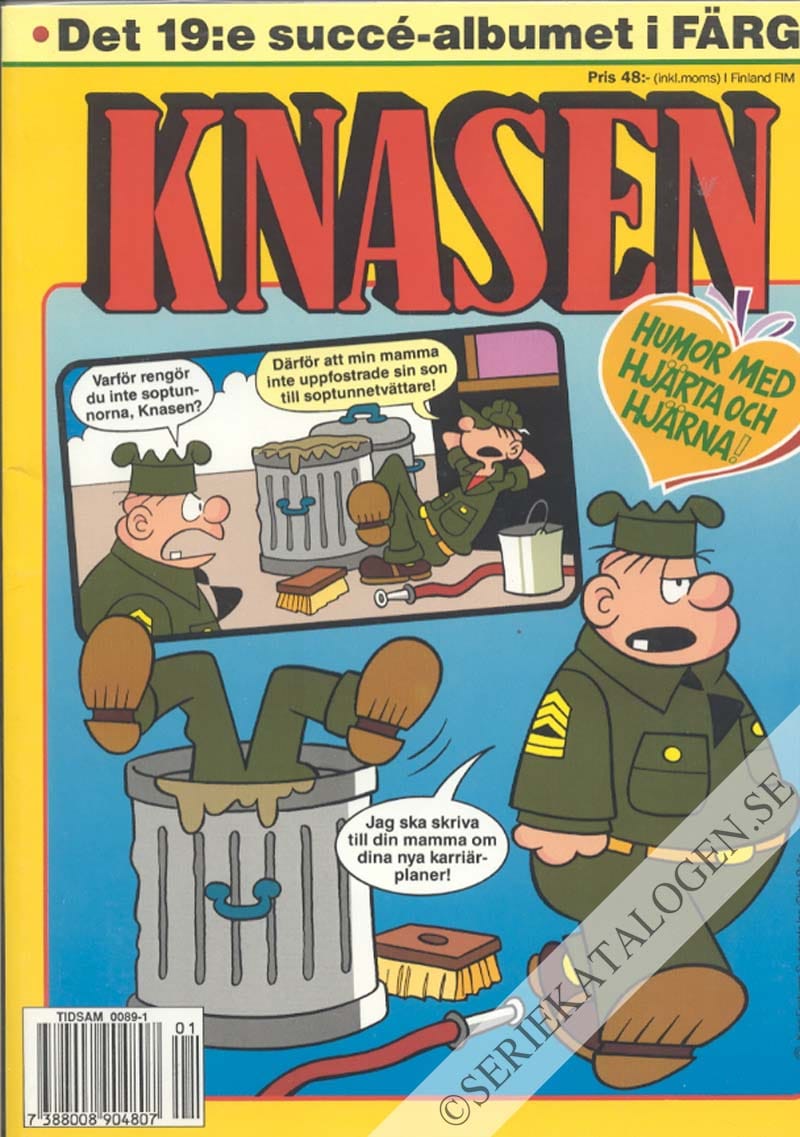Framsida på Knasen Det 19:e succéalbumet i färg (1995)