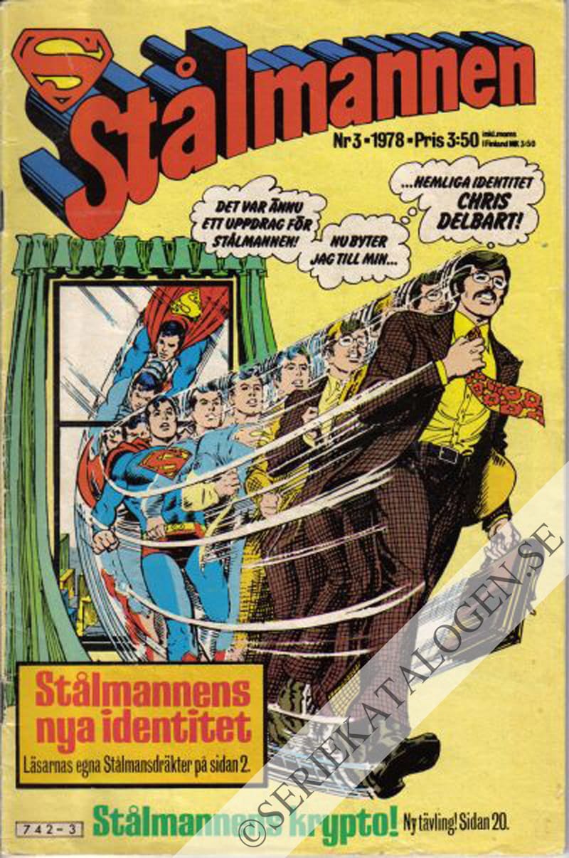 Framsida på Stålmannen #3 (1978)
