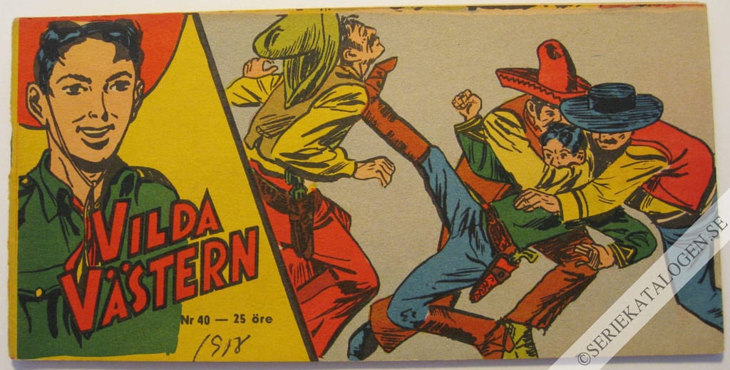 Framsida på Vilda Västern #40 (1958)
