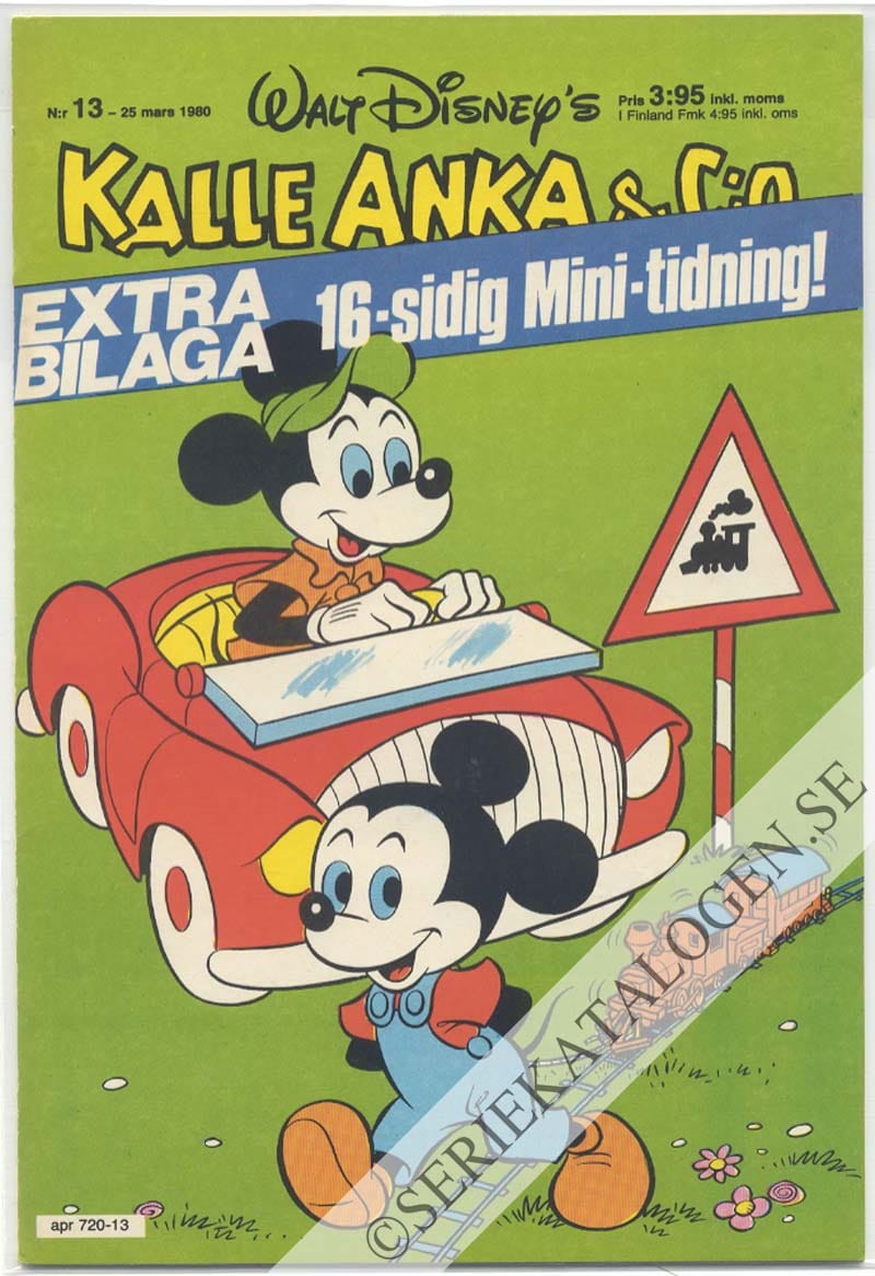 Framsida på Kalle Anka & C:o #13 (1980)