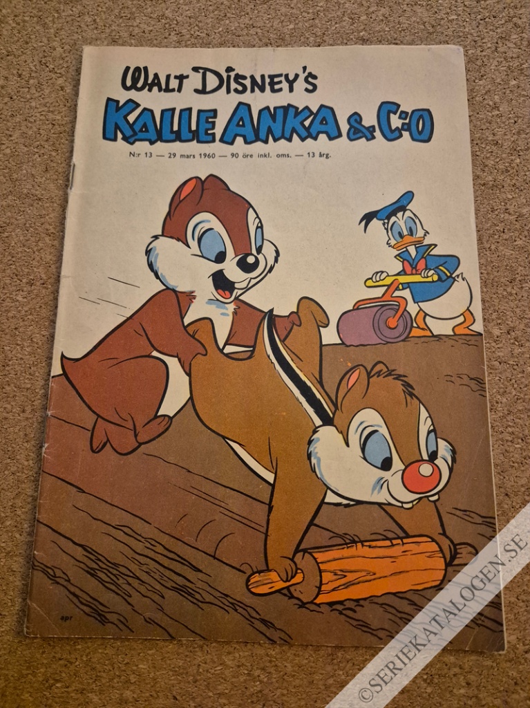 Framsida på Kalle Anka & C:o #13 (1960)