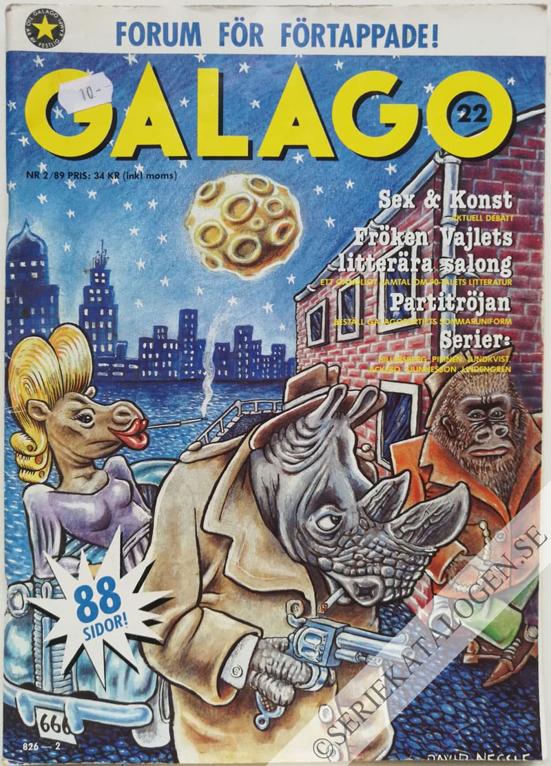 Framsida på Galago #2 (1989)