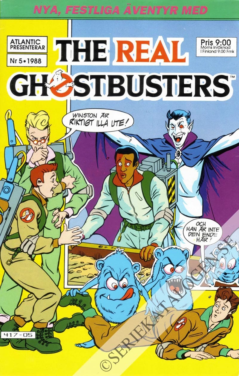 Framsida på The real Ghostbusters #5 (1988)