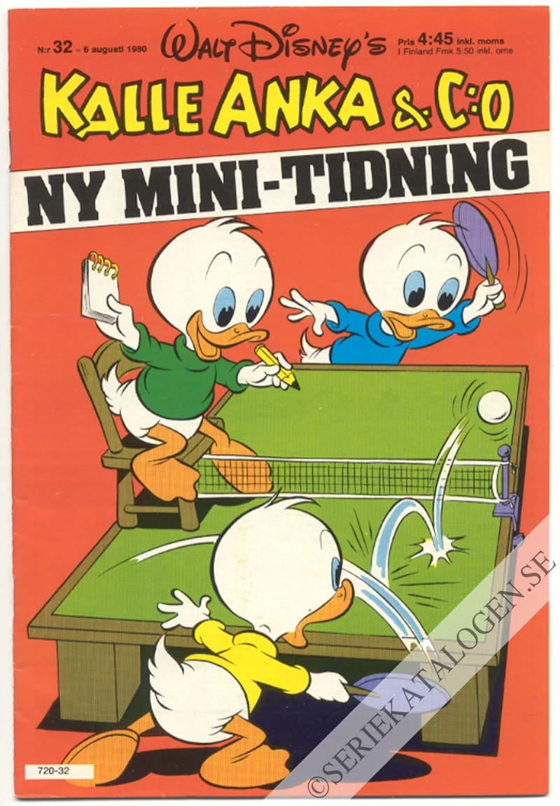 Framsida på Kalle Anka & C:o #32 (1980)