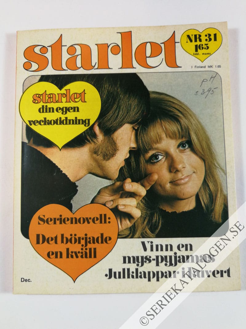 Framsida på Starlet #31 (1970)