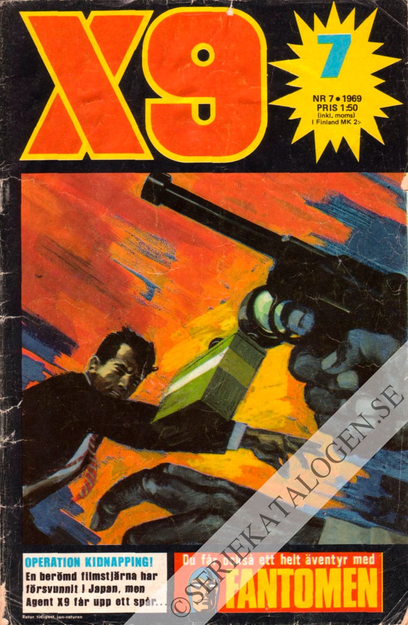 Framsida på X9 #7 (1969)