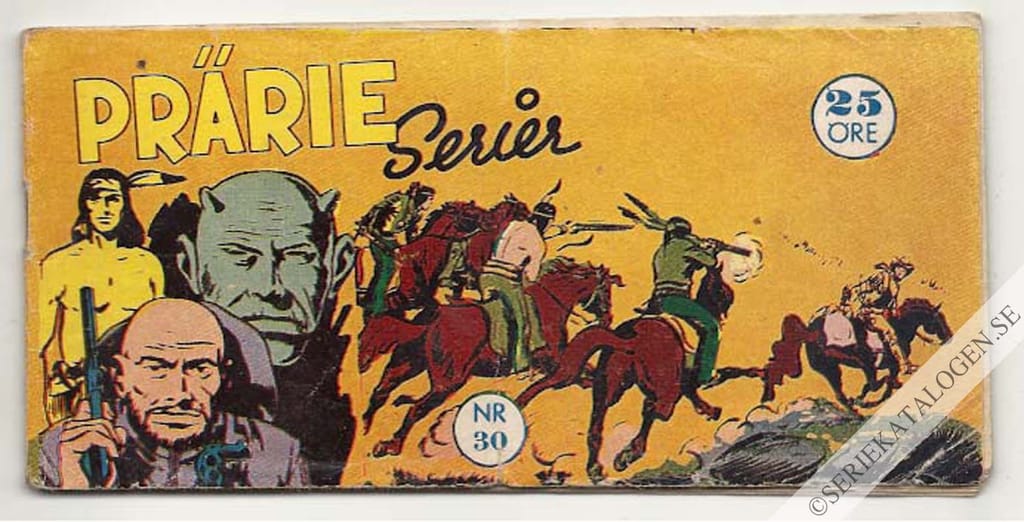 Framsida på Prärie-serier #30 (1956)
