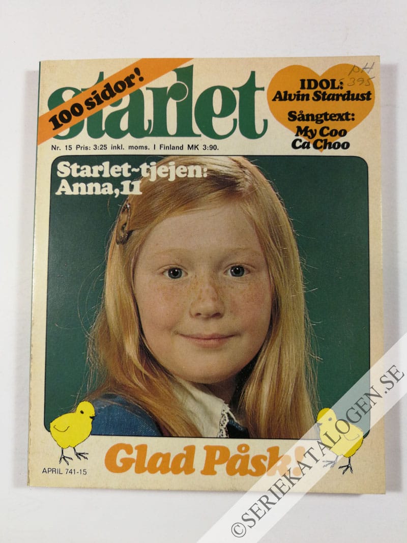 Framsida på Starlet #15 (1976)