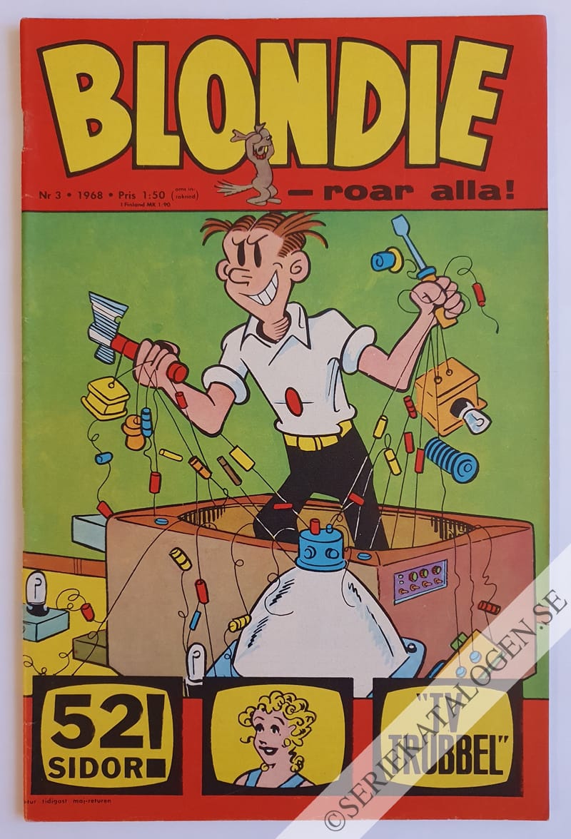 Framsida på Blondie #3 (1968)