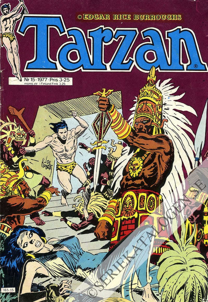 Framsida på Tarzan #15 (1977)