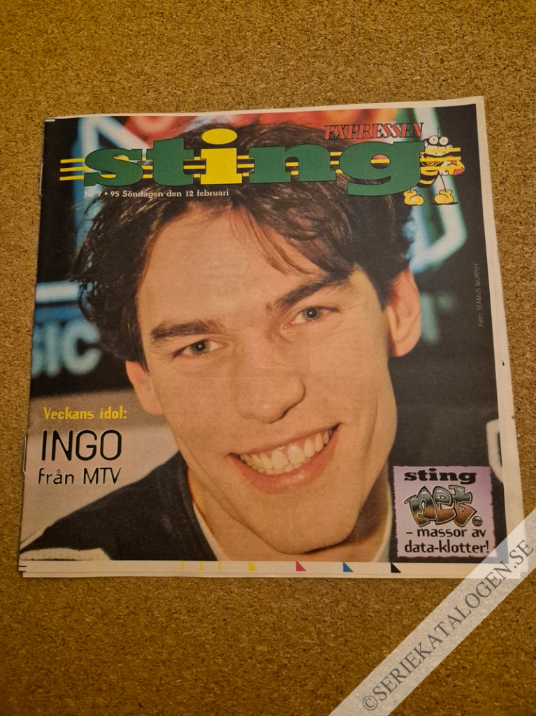 Framsida på Sting-Expressen #7 (1995)