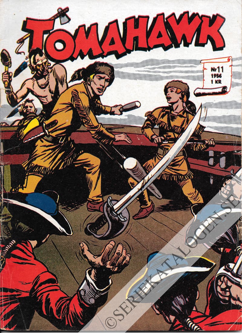 Framsida på Tomahawk #11 (1956)