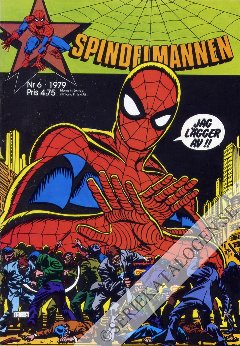 Framsida på Spindelmannen #6 (1979)