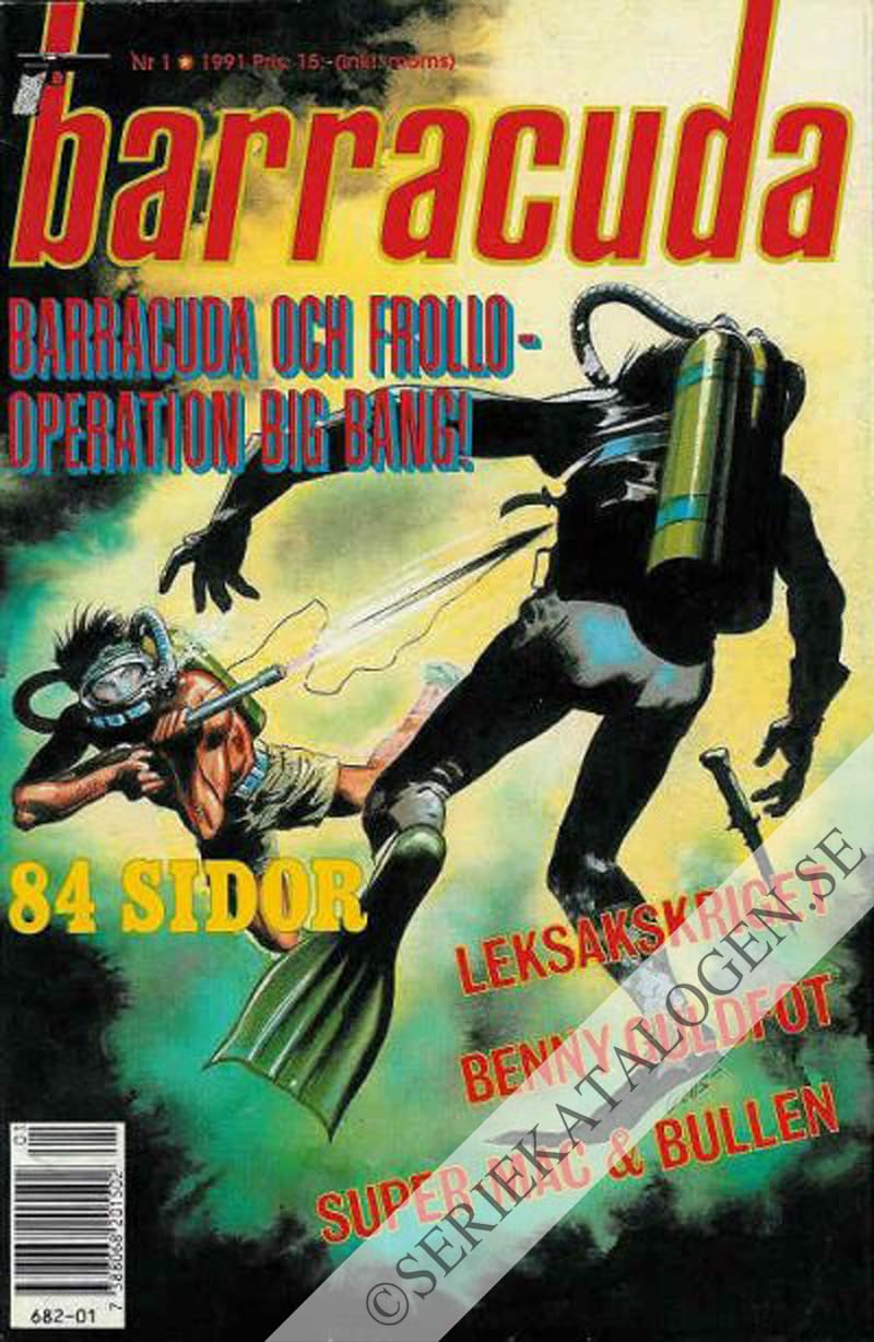 Framsida på Barracuda #1 (1991)