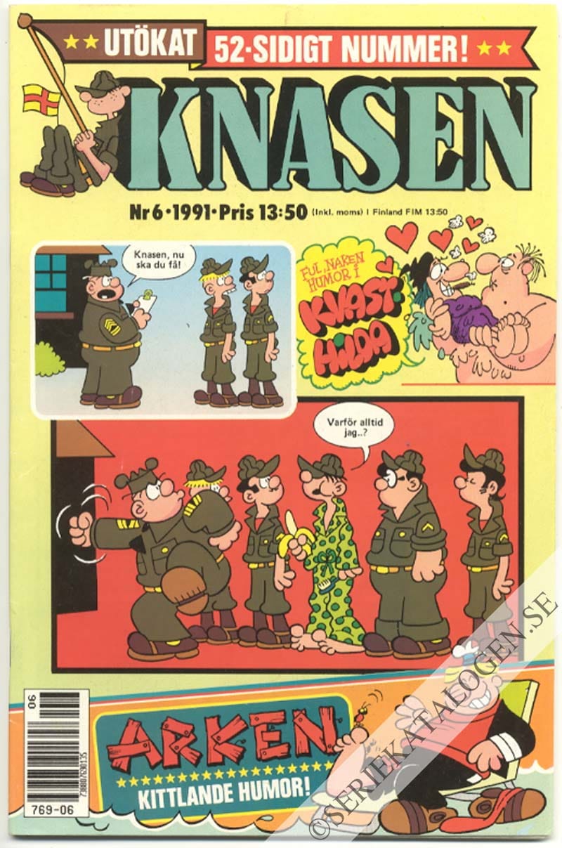 Framsida på Knasen #6 (1991)