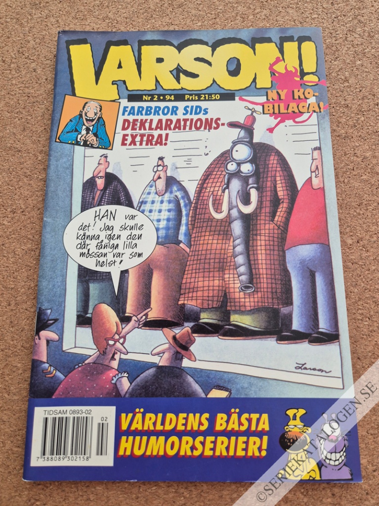 Framsida på Larson! #2 (1994)