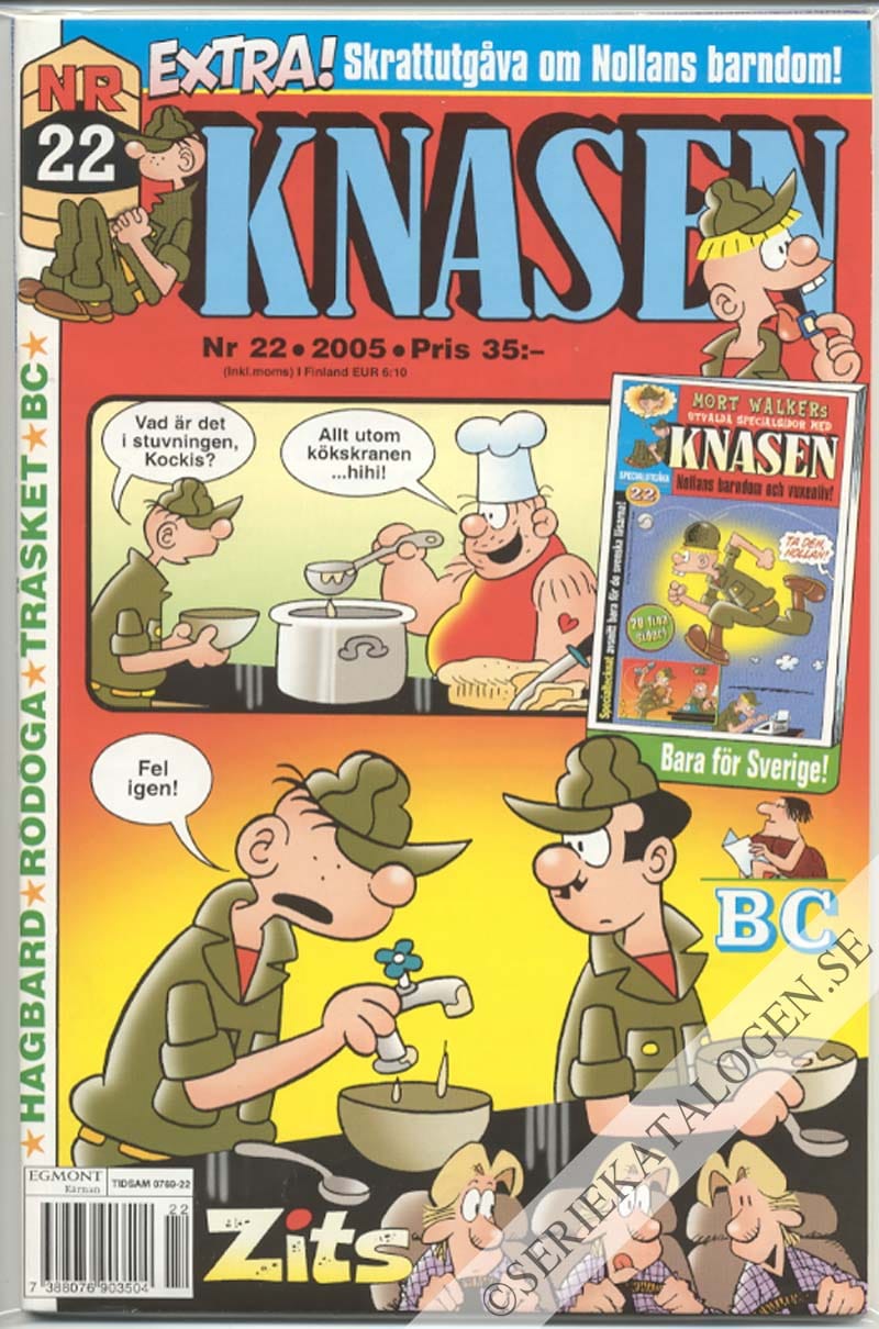 Framsida på Knasen #22 (2005)