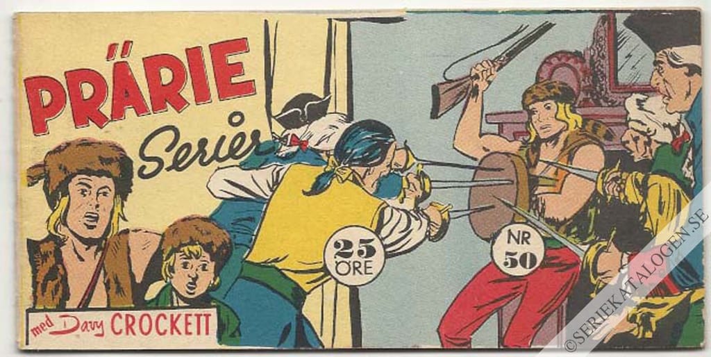 Framsida på Prärie-serier #50 (1958)